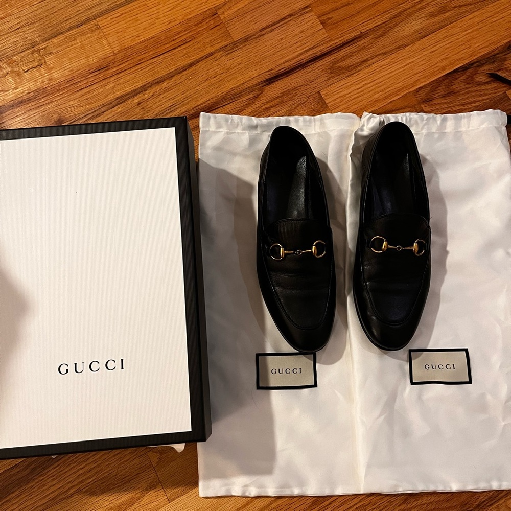 Gucci Brixton Loafers in Black as 37.5